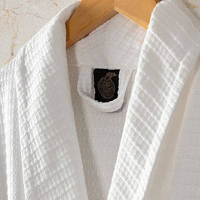 White Waffle Bathrobe