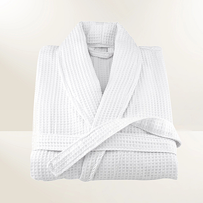 White Waffle Bathrobe