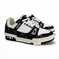 LV Trainer Low Monogram Black/White alta