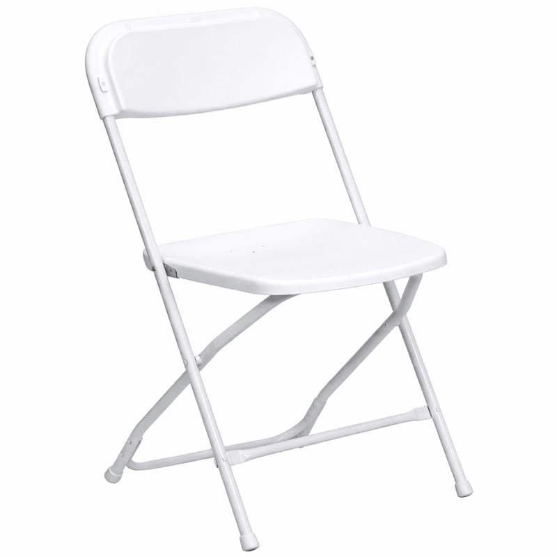 *White Foldable Chair / Alquiler De Silla