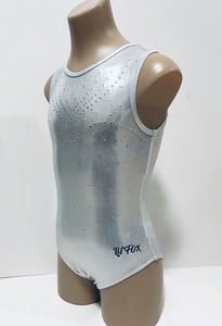 WHITE/SILVER SHINY FOIL GLITZ