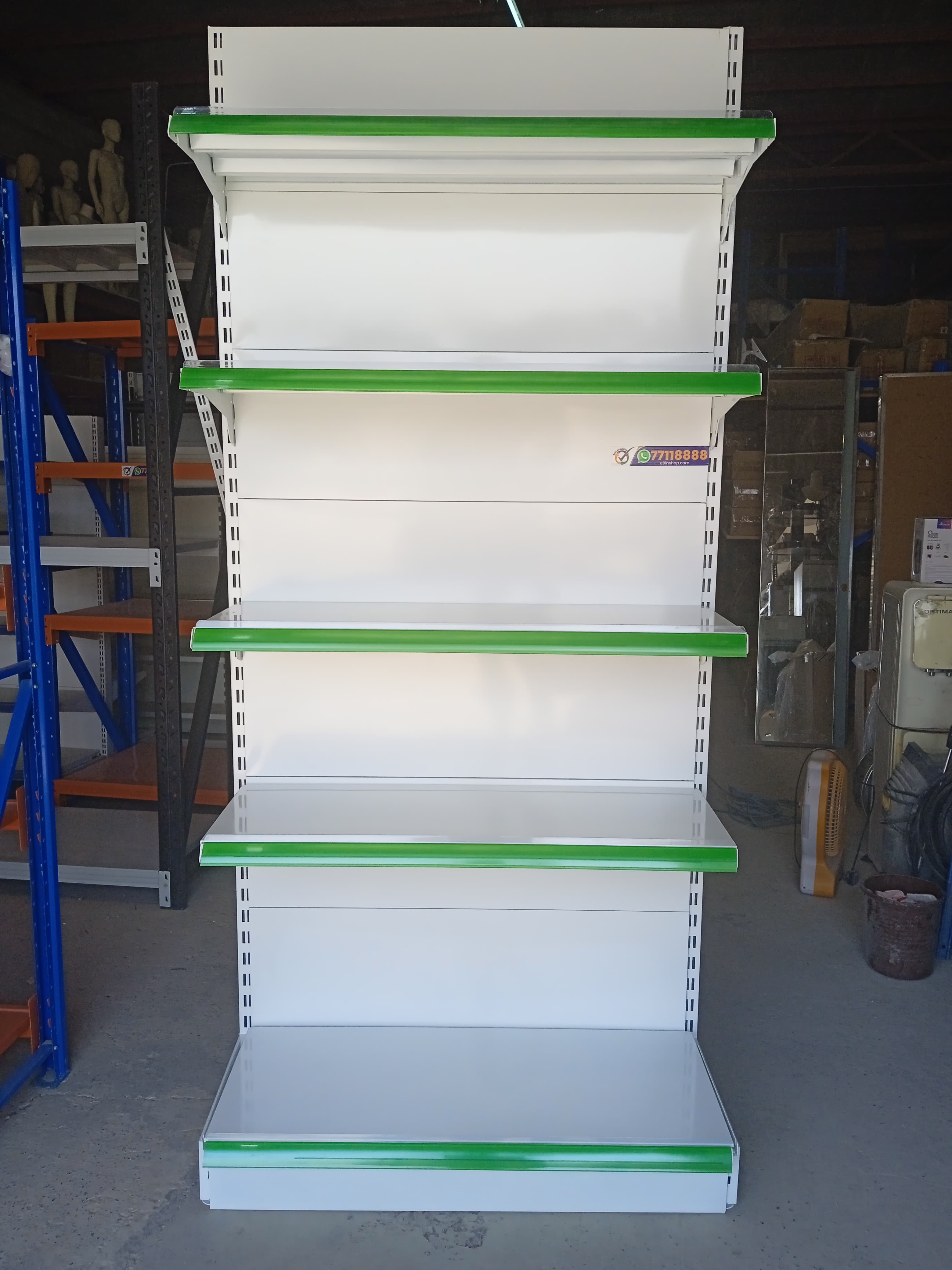 SUPERMARKET SHELVING-100X40X225