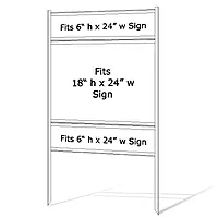 2-Rider Steel Frame — 24x18