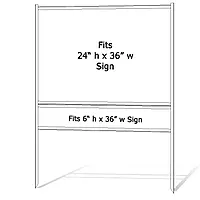 1-Rider Steel Frame — 24x36