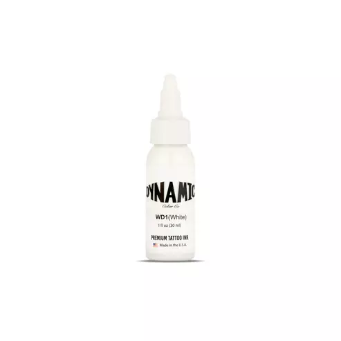 White Dynamic Tattoo Ink - 1 oz. Bottle 30ml White Dynamic Tattoo Ink - 1 oz. Bottle 30ml