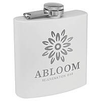 6 oz. Matte Powder Coated Flask