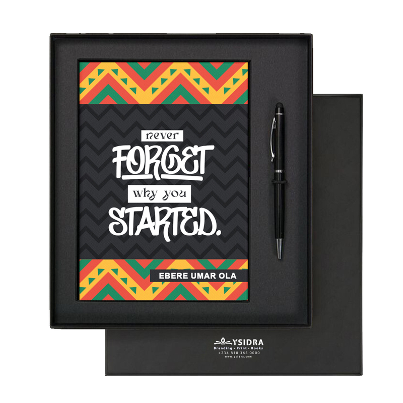 Why You Started | Premium Motivational Notebook