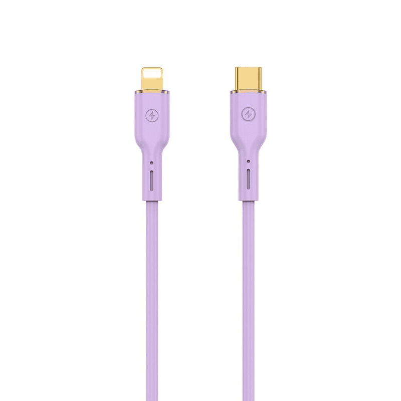 WIWU Vigor Cable Wi-C018 C-C USB C to USB C cable 100W Purple 1.2m