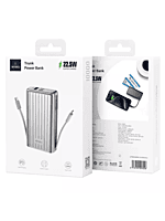 WiWU Power Bank with cables-Black