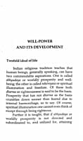 Will Power and its Development Will Power and its Development