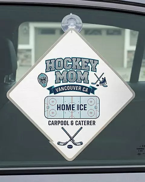 Primo Collection personalized window plaque featuring custom decorative display design.
