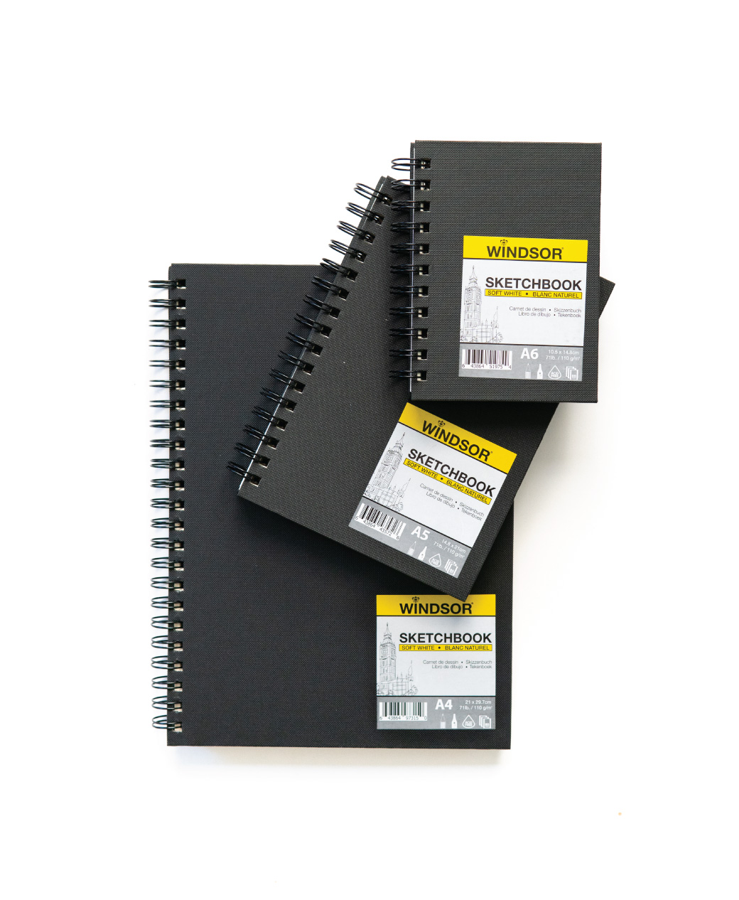 Windsor Wire O Sketchbook 80 sheets 110 GSM