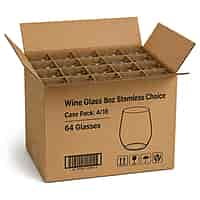 Wine Glass 8oz Stemless Choice 4/16