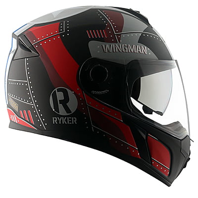 VEGA RYKER D/V WINGMAN DULL BLACK RED C/V (M)