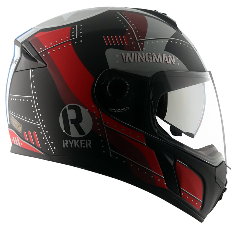 VEGA RYKER D/V WINGMAN DULL BLACK RED C/V (M)