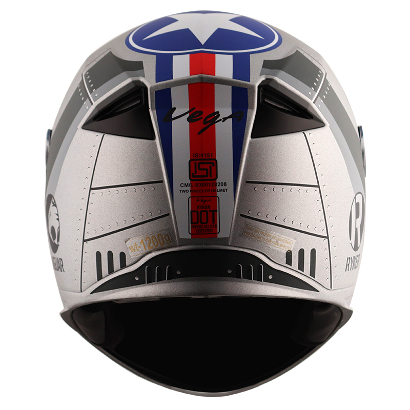 VEGA RYKER D/V WINGMAN DULL COOL GREY BLACK C/V (M)