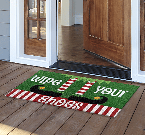 Wipe Your Elf Shoes Coir Doormat – 18 x 30