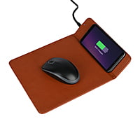 Wireless Mousepad Charger- Brown Wireless Mousepad Charger- Brown