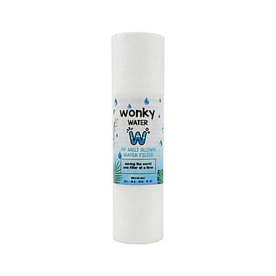 Wonky Water 10 inch Slimline Sediment Replacement Water Filter 5Mic (5 Pack)