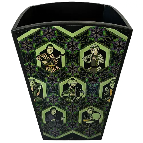Wooden Bin, Midnight Sage