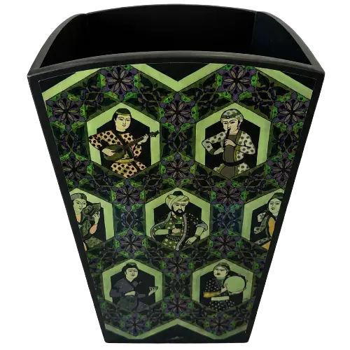 Wooden Bin, Midnight Sage