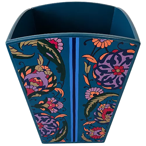 Wooden Bin, Sapphire Botanica