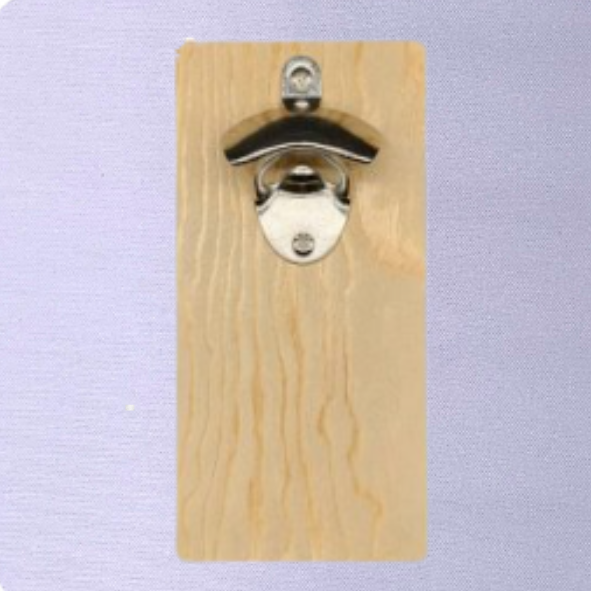 Opener Bottle Wall Mounted Wood