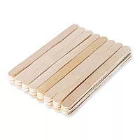 Wooden Ice Cream Sticks/Popsicle Sticks/DIY Art and Crafts/Beige 4.5 Inch Pack of 50