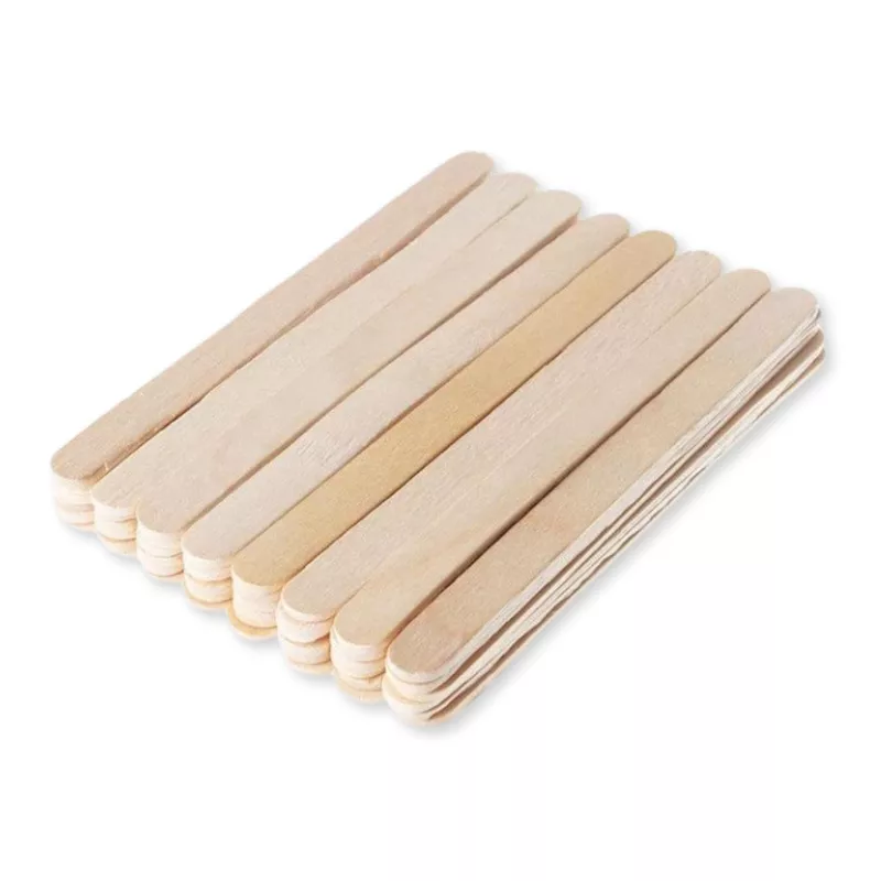 Wooden Ice Cream Sticks/Popsicle Sticks/DIY Art and Crafts/Beige 4.5 Inch Pack of 50
