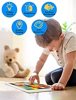 Wooden Russian Blocks Puzzle for Kids & Adults