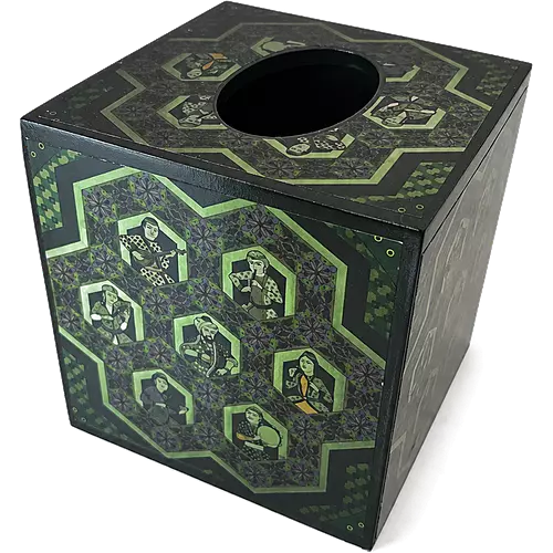 Wooden Tissue Box, Forest Portraits