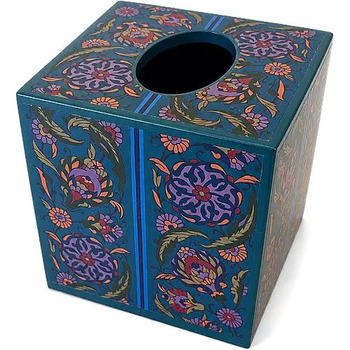 Wooden Tissue Box, Midnight Garden