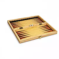 3-in-1 Wooden Chess, Backgammon & Checkers Set – Folding Board Game – Classic Strategy Game for Kids & Adults