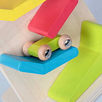 Wooden Click Clack Track