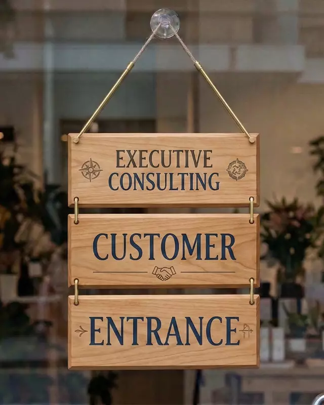 Wooden Sign