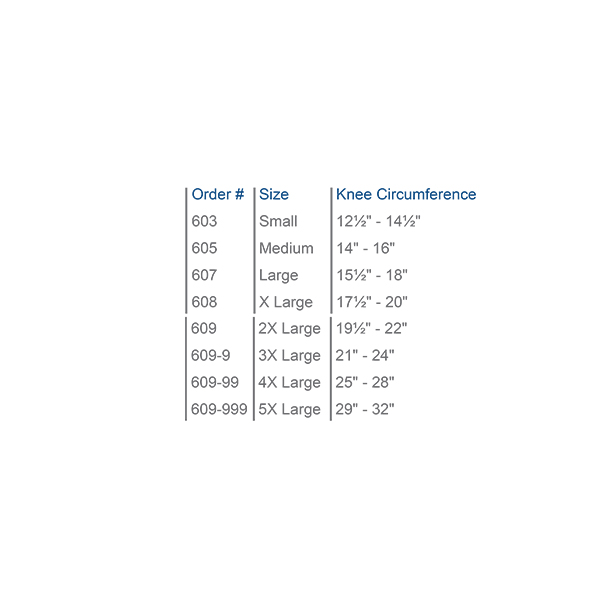 Wrap-Around Hinged Knee Brace SUGGESTED HCPC: L1820