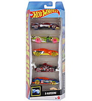 Hot Wheels 1:64 Cars 5 Pack - X-RAYCERS