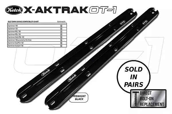Ketch X-Aktrak Direct Bolt on Replacement - Old Town Kayaks Ketch X-Aktrak Direct Bolt on Replacement - Old Town Kayaks