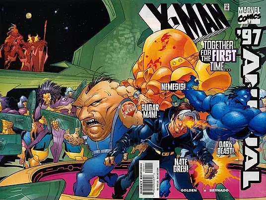 X-MAN Annual '97 NM  Marvel Comics - 1997 - Nate Grey, Dark Beast appearance