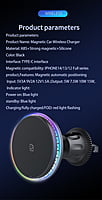 15W MagSafe Wireless Car Charger