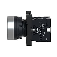 Кнопка, пружинный возврат, желтая XA2EA51