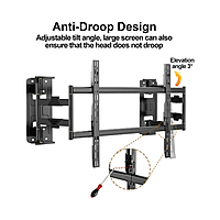 BRACKETS XL-120 Heavy Duty Full Motion Cantilever TV Mount Up to 120" Screen