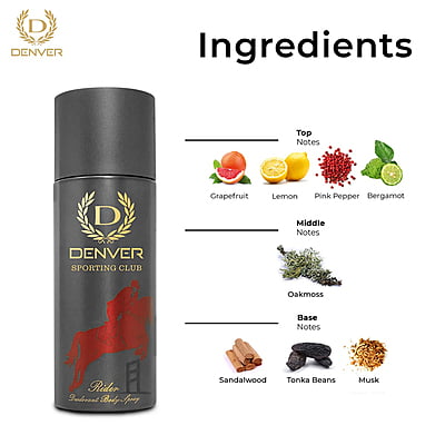 Denver Deo Rider Body Spray - 160ML | InnerMan