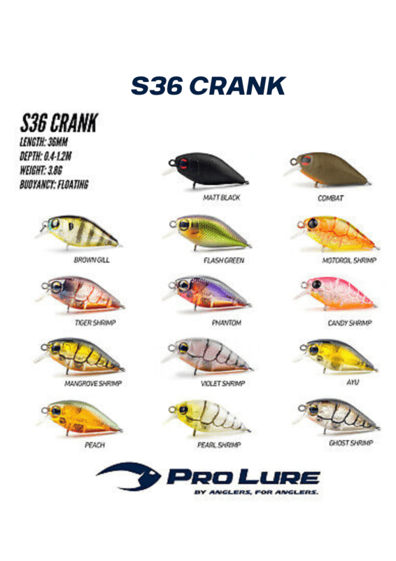 Pro Lure S36 Crank Shallow