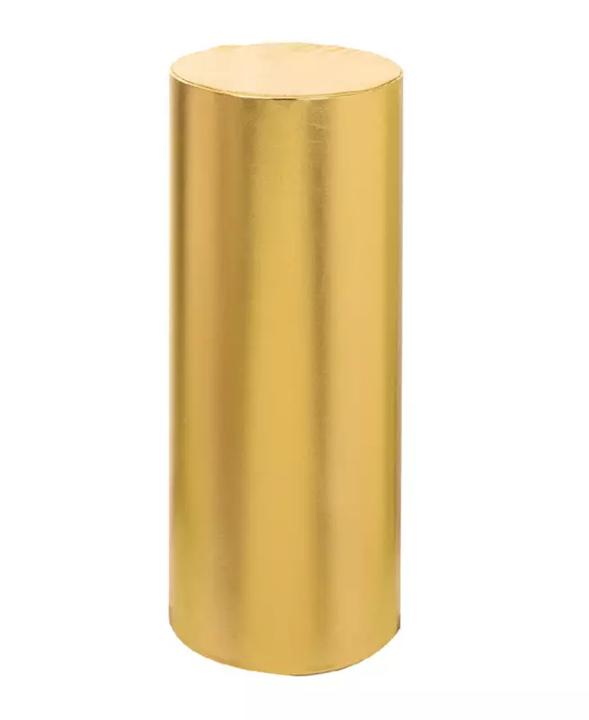 XXL Cake Cylinder with Gold Cover / Cilindro de pastel XXL con cubierta de oro