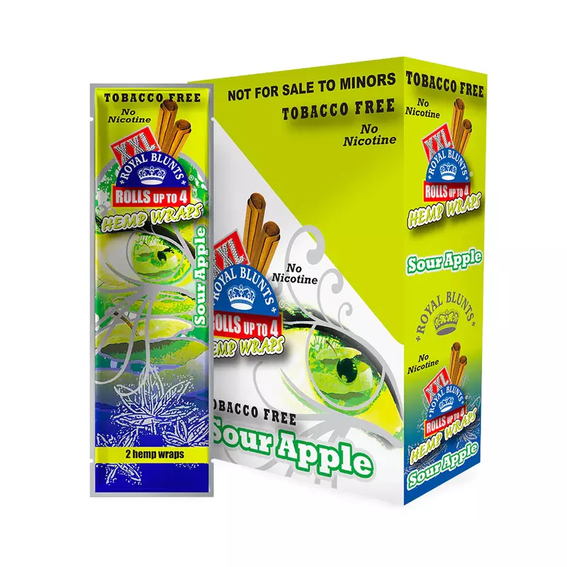 XXL HEMP WRAPS SOUR APPLE