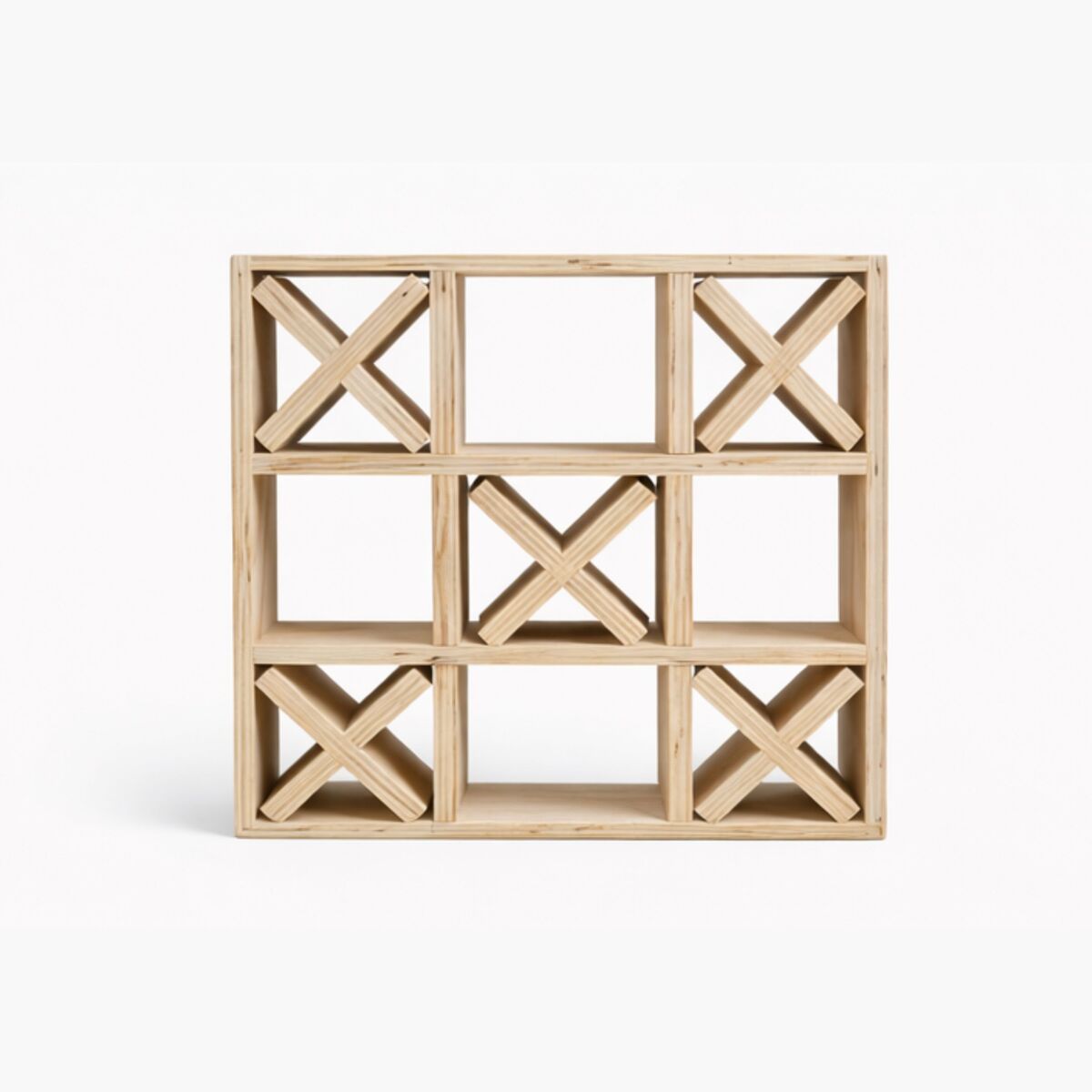 Tic Tac Toe Wooden Shelf | 9mm