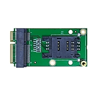 4G LTE Mini PCIe to Mini PCIe Adapter with Flip SIM Card Slot – Compatible with Quectel EC25 for IoT, M2M, Raspberry Pi, and Industrial Routers