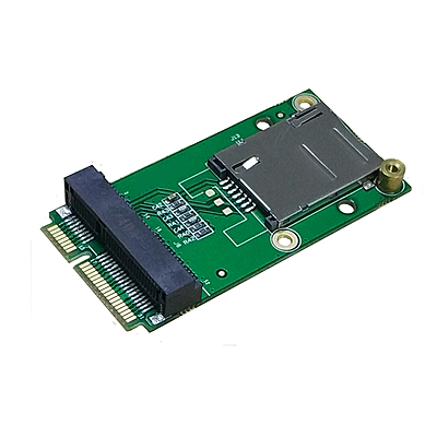 4G LTE Mini PCIe to Mini PCIe Adapter with Push-Push SIM Slot – Compatible with Quectel EC25, Ideal for IoT, M2M, Raspberry Pi, Industrial Routers