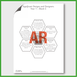zY1 DT C (Food & Nutrition) Significant Designers Hexagon Connections